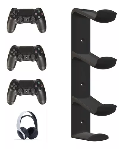 Suporte Organizador Games Ps4 ps5 porta Headset Porta Controle e