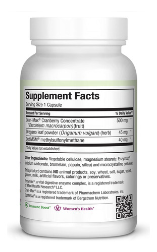 Maxi Health, Maxi Cranmax Supreme, 120 Capsules Qcran1