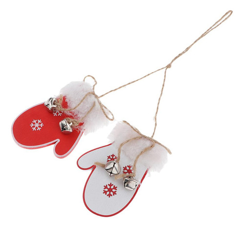 2 Adornos Navideños De Decoración Navideña Guantes