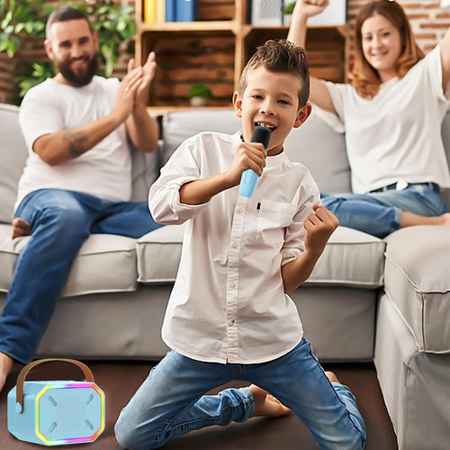 Mini Máquina De Karaoke Con Micrófono Para Niños En Caja De