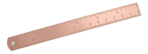 Regla De Cobre, Regla Recta Con Dos Escalas De 1,5mm De