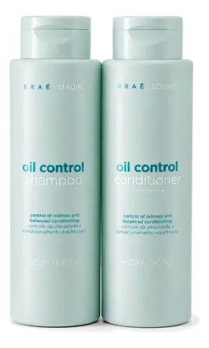 Kit Braé Stages Oil Control Shampoo + Condicionador 250ml