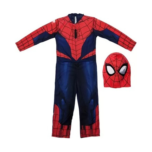 Disfraz Spiderman Hombre Araña Marvel Clasico New Toys