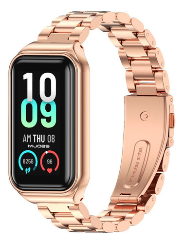 Mijobs Correa Para Reloj Amazfit Band 7 De Metal De Repuest.