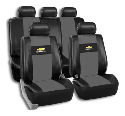 Funda Cubre Asiento Chevrolet Spin 5 Asientos Gris