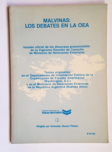 Malvinas: Los Debates De La Oea, Armando. Alonso Piñeiro