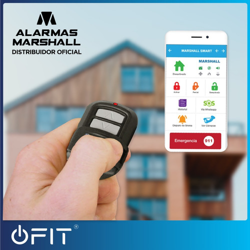 Imagen 3 de 5 de Sensor Magnetico Inalambrico Para Alarmas Marshall