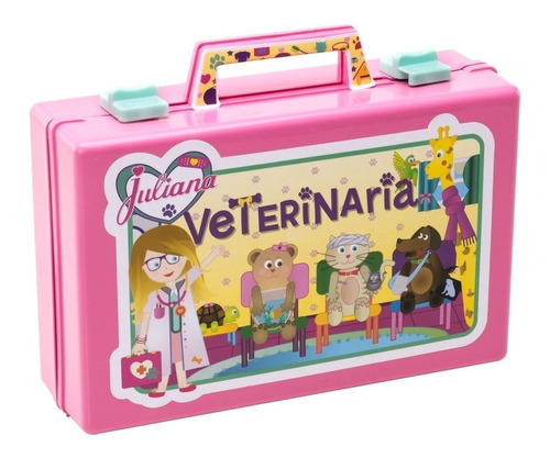 Valija De Juguete Juliana Veterinaria Grande 2 Mascotas