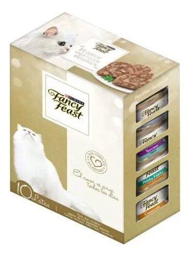 10 Latas De Fancy Feast X 85 Gr