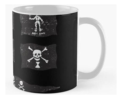 Taza Banderas De Piratas Famosos Calidad Premium