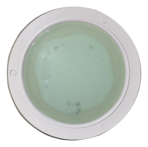 6 Pz Lampara Led 18w Sobreponer Forma Redonda O Cuadrada Cw Color Redonda, Mica Opalina, Luz Blanca
