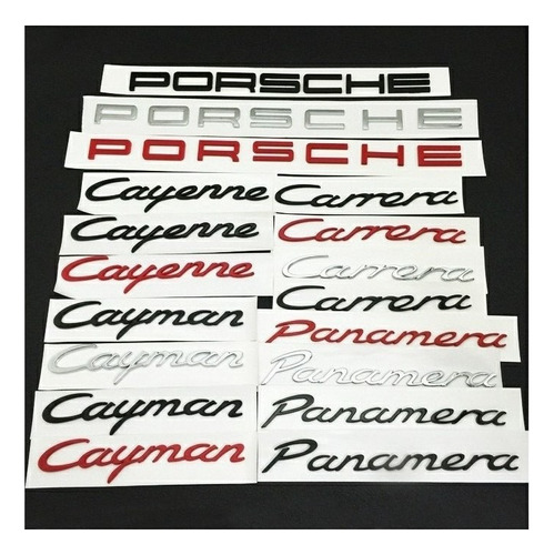 Adhesivo Con El Logotipo Del Porsche 718 Cayman 911