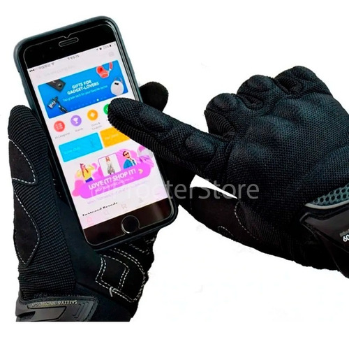 Guantes Moto Protección Nudillos Y Táctil  