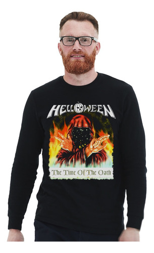 Polera Ml Helloween The Time Of The Oath Metal Impresión Dir