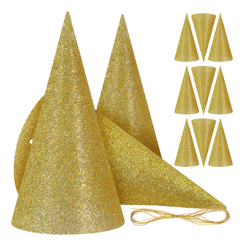 Gorro De Cumpleaños Con Forma De Cono Y Corona De Cumpleaños