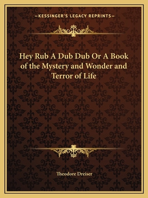 Libro Hey Rub A Dub Dub Or A Book Of The Mystery And Wond...