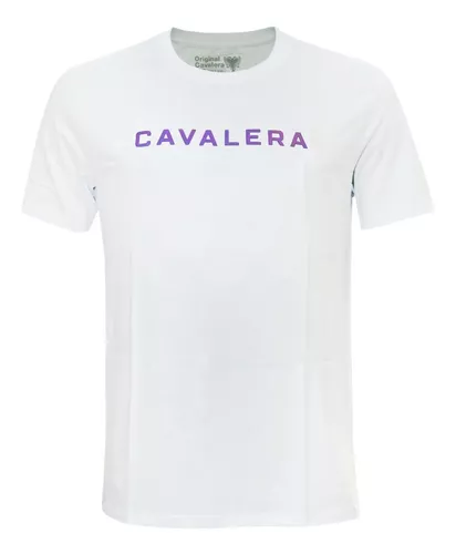 Camiseta Cavalera Logo Branca - Compre Agora