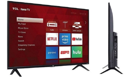 Imagen 2 de 3 de Smart Tv Tcl 40s331 Roku 40 Pulgadas Wi-fi 3 Entradas Hdmi