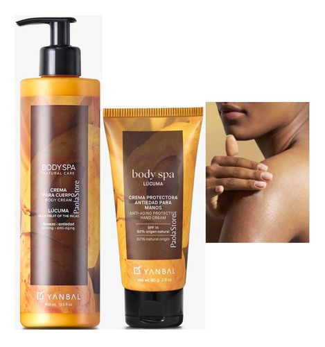 Body Spa Lucuma Kit Antiedad Crema Corporal, Manos Yanbal