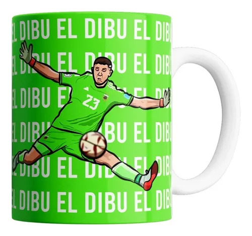 Taza De Cerámica - La Atajada Del Dibu Martinez