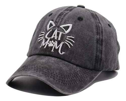 Gorro De Béisbol Para Mamá Y Gato, Gorra De Béisbol