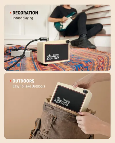 Donner Mini Amplificador De Guitarra Digital, Amplificador D
