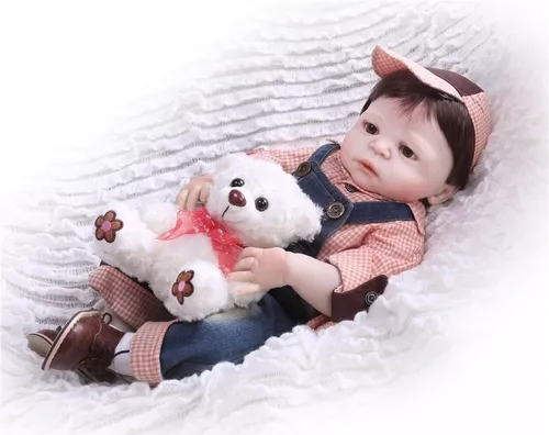 Bebe Reborn Menino 100% Silicone 57 Cm - Gael no Shoptime