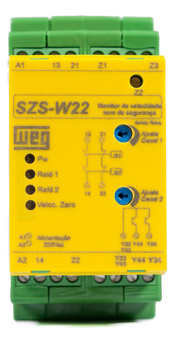 Rele Segurança Monitor De Velocidade Zero Szsw/22 Weg