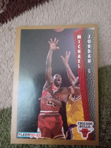Tarjeta Baloncesto Michael Jordan (Usado)