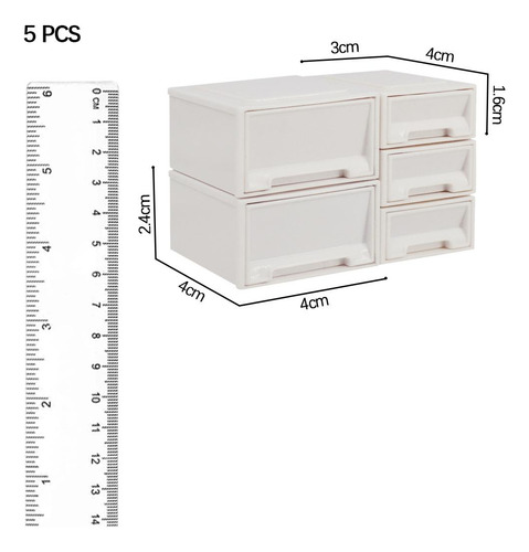 2 Juegos 1:6 Caja De Almacenamiento En Miniatura Casa De