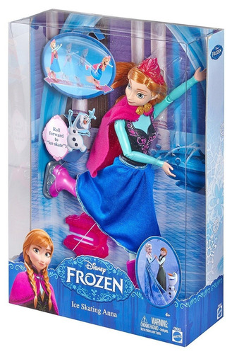 Anna Frozen, Muñeca Anna Patinadora Original Mattel