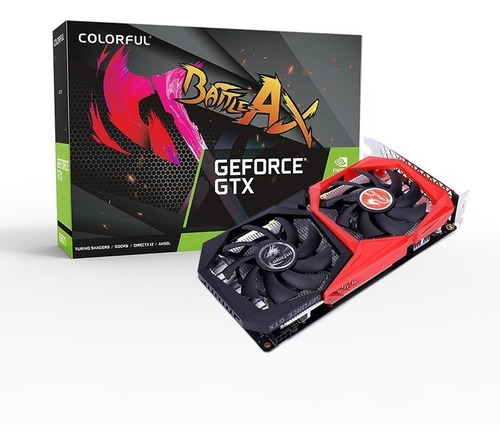 Imagem 1 de 4 de Placa De Vídeo Nvidia Colorful Gtx 1650 4gb Nb4gd6-v