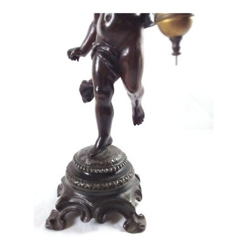 Raro Relógio De Mesa Pendulete Francês Assinado Art Nouveau (Usado)