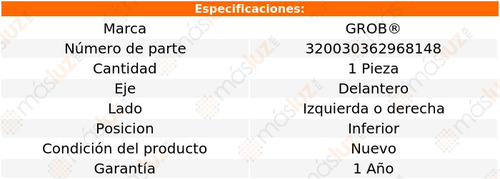 1- Rótula Delantera Izq/der Inf P/ Dodge B200 75/78 Grob