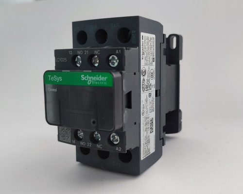 Contactor Schneider Lc1d25f7, Bobina 120vca, 11kw, 3 Polos