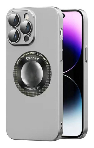 Funda/case Lether Magsafe/lente Camara Compatible Con iPhone
