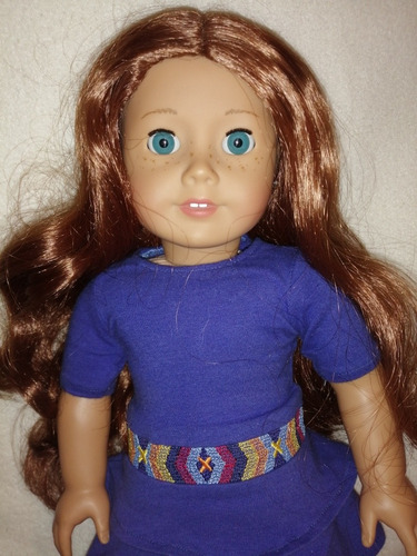 Hermosa Muñeca Original American Girl Saige 2013. 46cm. 