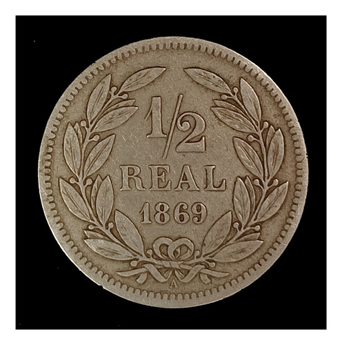 Honduras 1/2 Real 1869 Bueno Km 32