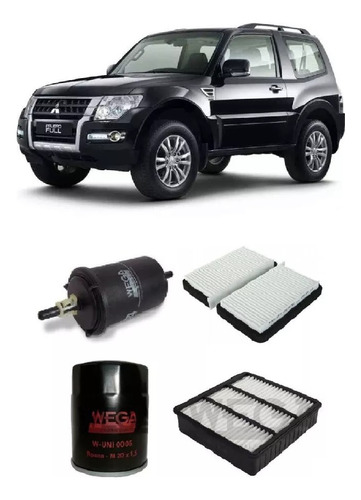 Filtros Wega Pajero Tr4 2.0 133v Flex Mec. 2007 A 2015