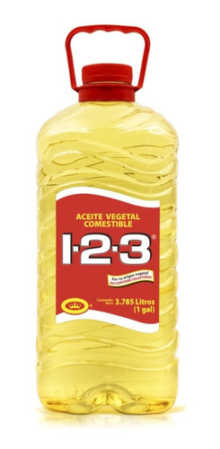 Aceite Comestible 123 Vegetal Galón 3.785 Lt 1-2-3