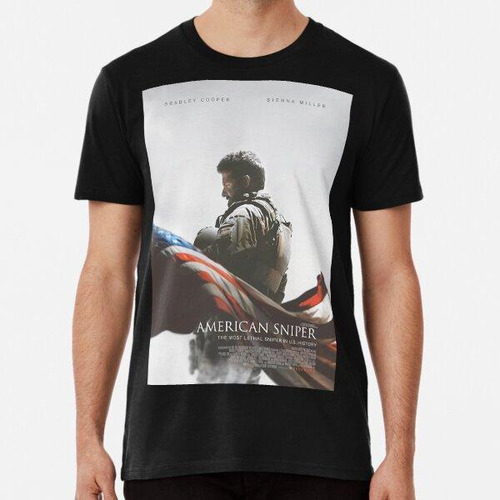 Remera Póster De Película De Francotirador Americano Algodon