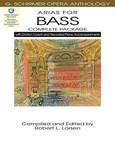 Arias For Bass  Complete Package With Diction Coach And Acco