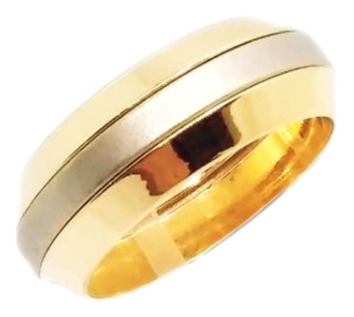 Anillo De Oro 18k Laminado Joya Compromiso Para Mujer Hombre