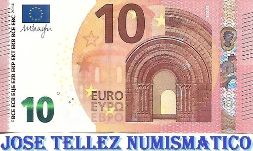 Billete Coleccion 10 Euros Año 2014 Excelente Palermo