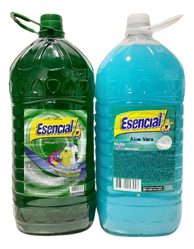 Combo Pack Jabón Liquido 4,5 Lt Y Detergente 4,5 Lt Esencial