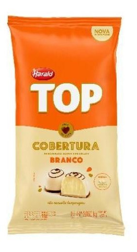 Harald Top Gota Cobertura Fracionada Chocolate Branca 2,05kg