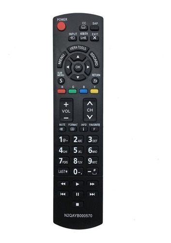 N2qayb000570 Nuevo Sustituir Control Remoto Para Panasonic T