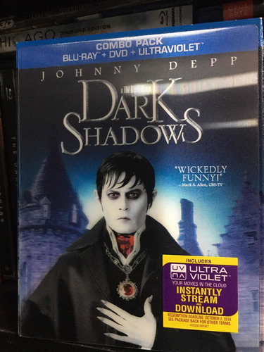Blu-ray Sombras Tenebrosas Dark Shadows