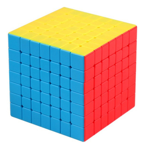 Cubo 7x7 Jiehui Giro Rápido Profesional Facil Agarre Educati