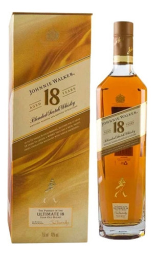 Whisky Johnnie Walker 18 Años Jw Johnny Ultimate 750ml Cc